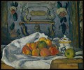 Plato de manzanas Paul Cezanne